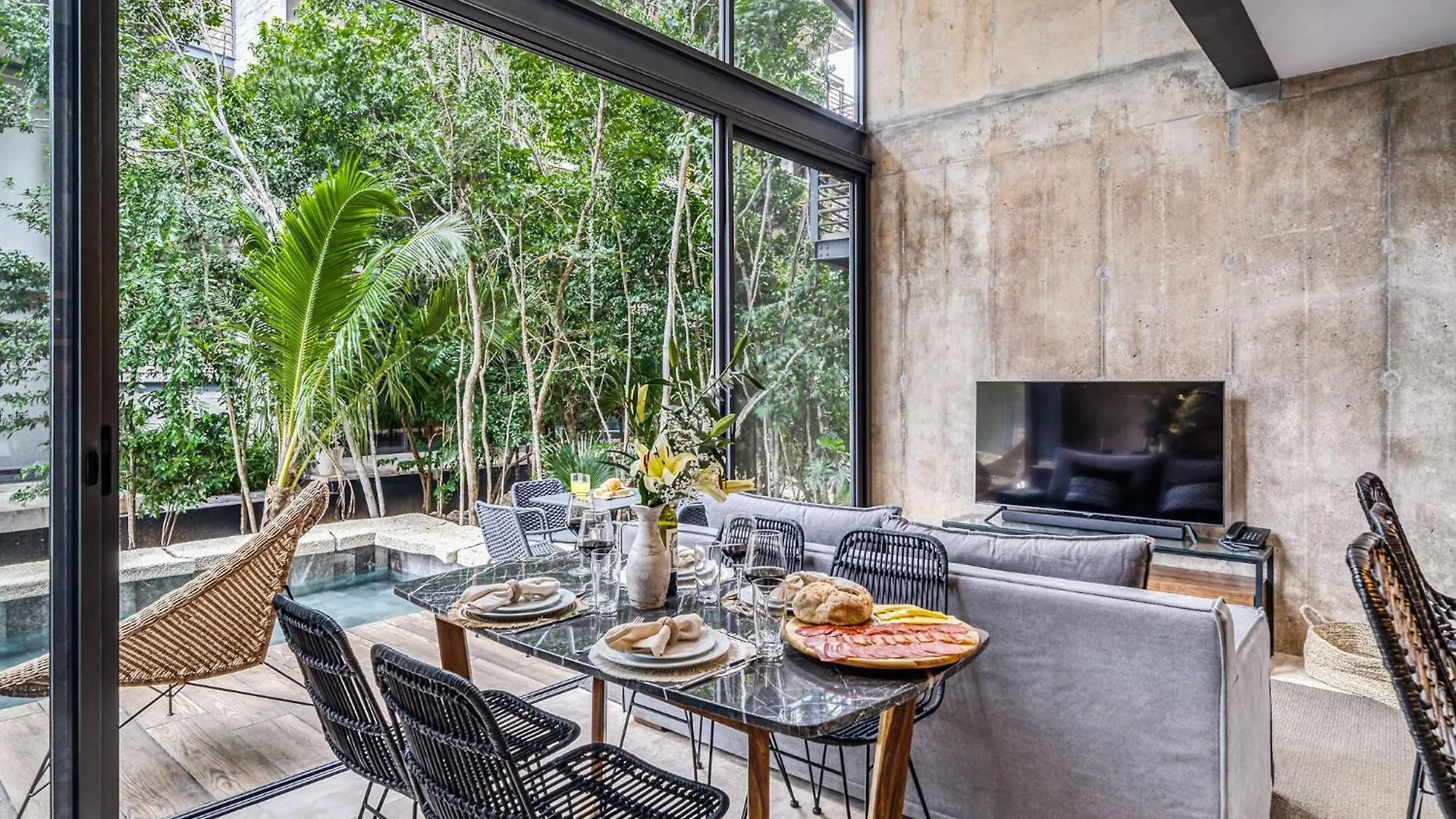 Unique 1Br Swim Up Cenote, And Gym Apartment Tulum